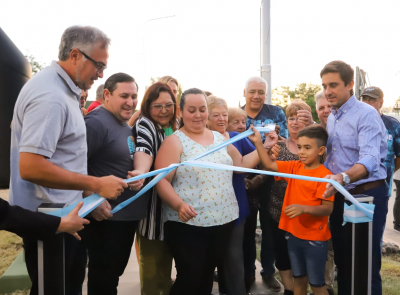 Concepción sigue progresando: nuevo espacio verde en lo que era un baldío