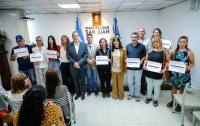 Capital: entregaron certificados del Cursos de Gestión Empresarial