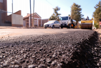 Capital pavimentó en el ingreso sur del departamento