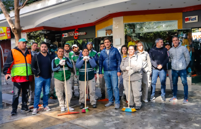 Domingo de limpieza profunda en el microcentro