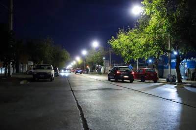 Nueva iluminación en la Feria de Capital e inmediaciones