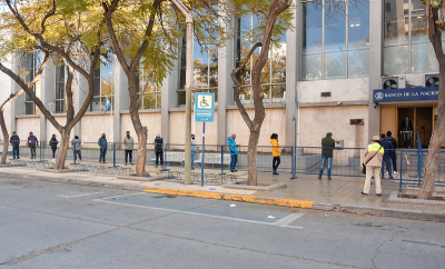 Desinfección, orden y seguridad en Capital por días de pago