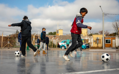 Capital inauguró una nueva plaza en el pueblo viejo de Concepción