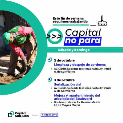 Capital no para este fin de semana en Desamparados y Concepción