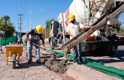 Continúan las obras en Concepción, esta vez en Salta y Benavídez