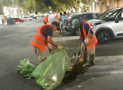 Capital sacó 4 camionadas de basura del microcentro tras los festejos