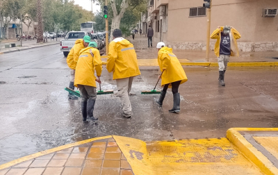 Capital: gran trabajo de la Brigada de Contingencia durante la tormenta