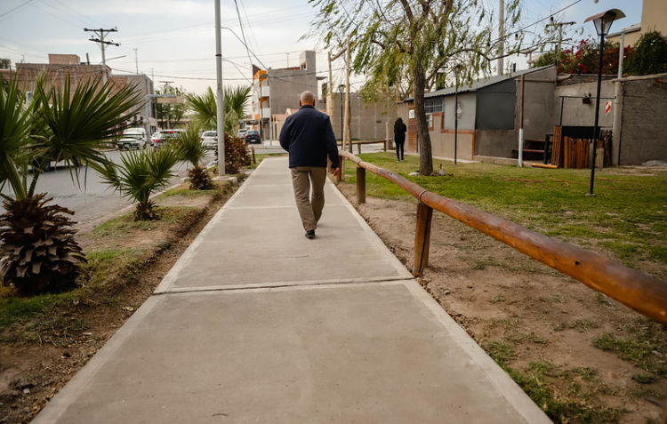 La recuperación urbana de calle 9 de Julio es una realidad en Desamparados