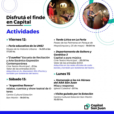 Fin de semana en Capital