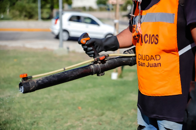 Operativo contra el Dengue en distintos puntos de la Ciudad Capital