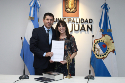 Prestó juramento el nuevo secretario de Gobierno de la Ciudad de San Juan