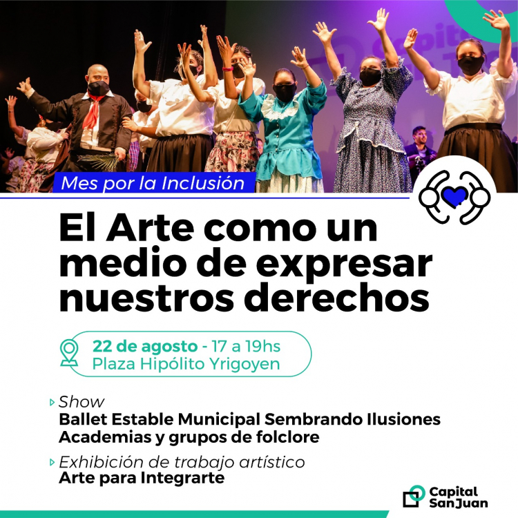 Capital celebra el Mes de la Inclusión a puro ritmo