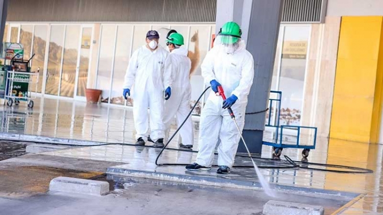 Capital extrema las medidas de limpieza y desinfección en la Terminal