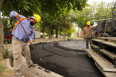 Capital: comenzó la repavimentación de los barrios Bancario y Municipal