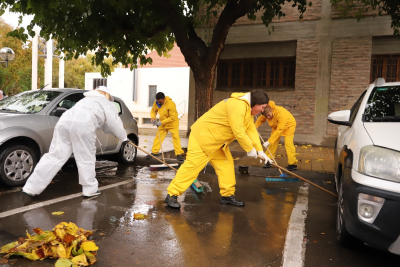 Capital activa los domingos, esta vez tras el temporal de lluvia en la ciudad