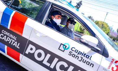 Nuevamente la policía comunal de Capital al rescate con RCP