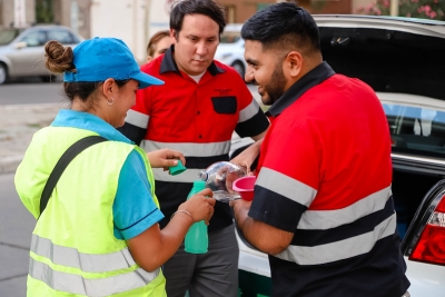 Un alivio en pleno pico de calor para los trabajadores del ECO