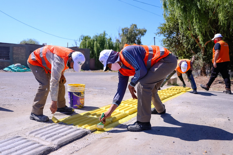 Nuevos reductores de velocidad en Desamparados y Concepción