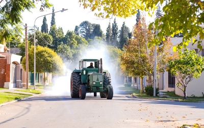 Capital continúa desinfectando barrios hasta el miércoles