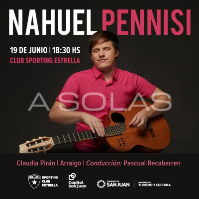 Desde este miércoles se venden las entradas para ver a Nahuel Pennisi