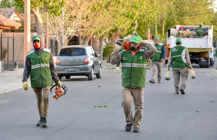 Capital resolvió la totalidad de emergencia por el ventarrón