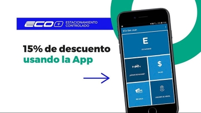 Estacionar con la aplicación del ECO es más barato