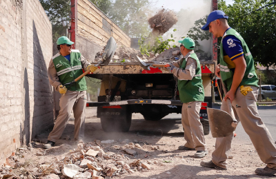 Capital no Para: limpieza especial en tres  barrios