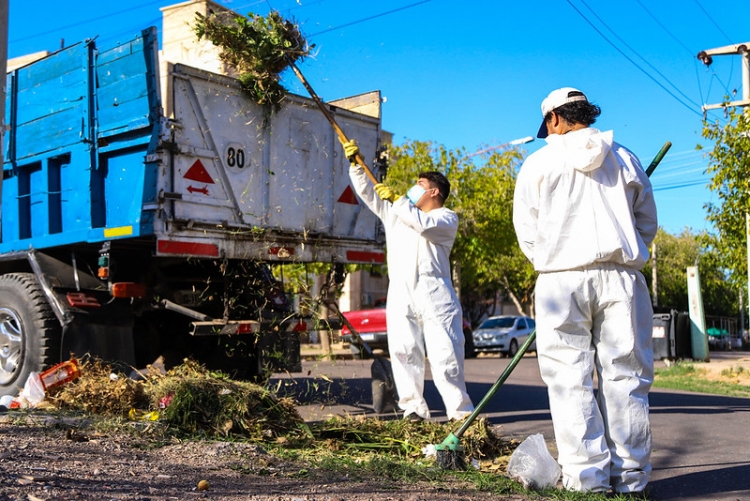 Así fue el operativo excepcional de limpieza en el sur de Capital