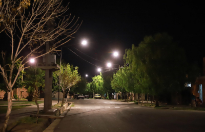 Hay 9 barrios más en Capital con luz blanca