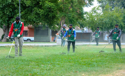 Este es el cronograma semanal de limpieza de espacios verdes de Capital