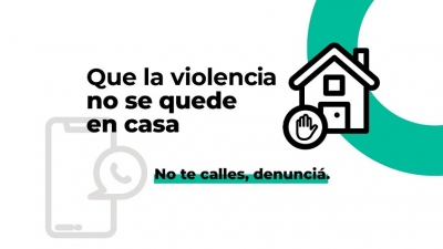 Capital: un whatsapp para que la violencia no se quede en casa