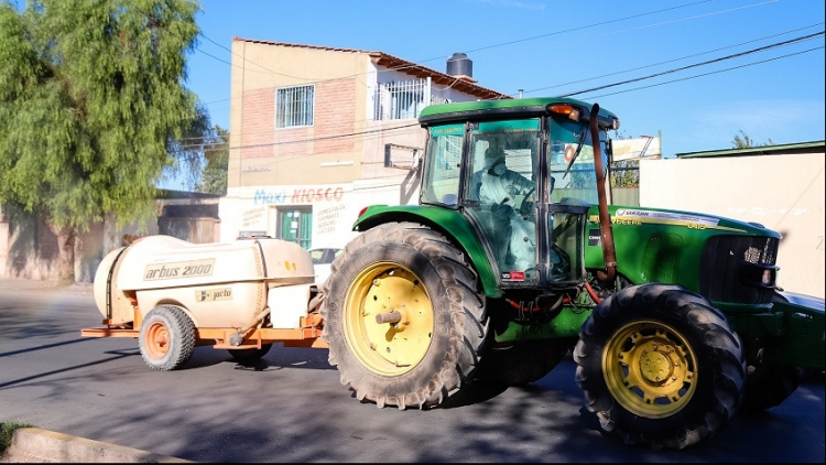 Cronograma de desinfección de este miércoles y jueves en Capital