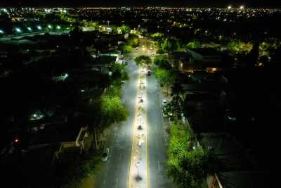 Capital llegó a las 100 zonas de recambio de luz blanca por el sistema LED