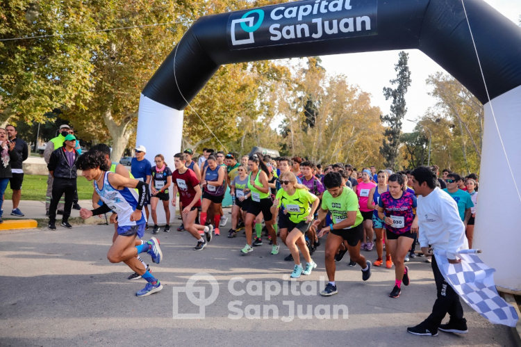 Más de 1300 sanjuaninos participaron en las Carreras Capitalinas