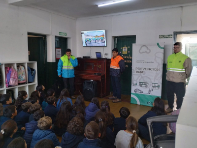 Educación reconoció las capacitaciones en seguridad vial de ECO en las escuelas